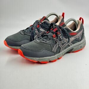 ASICS Gel Venture 8 Gray Peach Ginger WOMENS 9 Running Shoes EX Cond. 1012A708